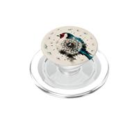 Sumi-e Pissenlit Pinson Oiseau Art PopSockets PopGrip pour MagSafe