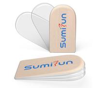 Sumifun Inserts de soulèvement de talon, inserts de talons en gel pour femmes, coussinets orthopédiques ajustables pour soulager la douleur au talon et les différences de longueur de jambe