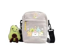 Sumikkogurashi Shoulder Bag Cute Animals Crossbody Bag Canvas Satchel Sumikko Gurashi Multifunctional Purse Anime Messenger Kawaii Bag