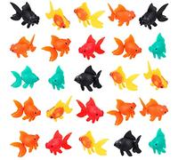 Sumind Lot de 30 poissons artificiels colorés en plastique - 5 couleurs - Pour aquarium