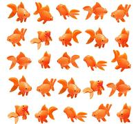 Sumind Lot de 30 Poissons artificiels en Plastique flottants pour décoration d'aquarium