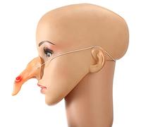 Sumind Nez de Sorcière d'Halloween 2,8 Pouces Nez de Sorcière Conte de Fées d'Horreur Nez de Sorcière en Latex Nez Élastique de Sorcière de Matériau en Vinyle Accessoire pour Femme