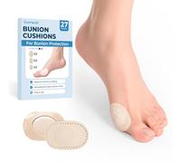Sumiwish Coussinets d'oignon à porter avec des chaussures pour le confort des pieds - Lot de 27 coussins d'oignon en moleskine pour femme - Protections autocollantes résistantes à l'eau pour homme
