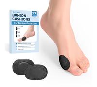 Sumiwish Coussins pour hallux valgus à porter avec des chaussures pour soulager la douleur aux pieds, 27 pièces, coussinets pour hallux valgus en moleskine pour femmes, multidimensionnels