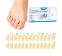 Sumiwish - Lot de 26 pansements en gel pour pieds - Hydrocolloïde - Pour la prévention et la guérison - Imperméables - Pour orteils