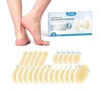 Sumiwish Pansements Ampoules - 25 pièces Pansement Hydrocolloïdes Pour une Cicatrisation Plus Rapide - Imperméables, Résistants et Faciles à Utiliser - Pour Les Orteils, Les Talons et Les Doigts