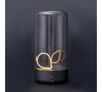 SUMKTO Lampe sans fil compacte de Tableau de LED, lumière magnétique de Nightstand de filament avec 3 options de obscurcissement