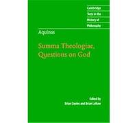 Summa Theologiae, Questions on God, Cambridge Texts in the History of Philosophy