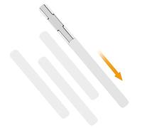 Summark Lot de 4 rails coulissants pour paniers ou poubelles. Accessoires de rangement et d'organisation pour armoire, étagères. Organisateurs de tiroir à faire soi-même