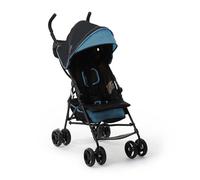 Summer 3Dmini Convenience Stroller, Blue/Black - Lightweight Infant Stroller with Compact Fold, Multi-Position Recline, Canopy with Pop Out Sun Visor and More - Umbrella Stroller for Travel and More