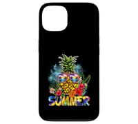 Summer Ananas Tropical Lunettes de Soleil Motif tie-Dye Coque pour iPhone 13