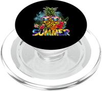 Summer Ananas Tropical Lunettes de Soleil Motif tie-Dye PopSockets PopGrip pour MagSafe
