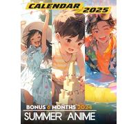 Summer Anime 2025: Enjoy 18 Months of Playful Summer Anime Illustrations, Keeping Your Days Organized with Fun and Fantasy