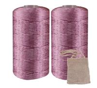 Summer Art Yarn Cord - Fade Resistant Nylon, 150m Length Roll Crocheting String, Handmade Sun Hat Crafting Supply, Smooth Bright Texture Fabric Rope | Knitting Twine for Crafters & Women