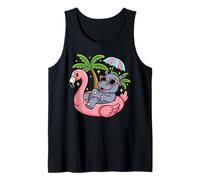 Summer Beach Pool Party Hippo Gonflable Flamingo Hawaïen Débardeur