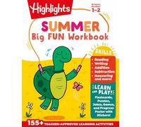 Summer Big Fun Workbook Bridging Grades 1 & 2: Summer Before Second Grade Prep Workbook for Spelling, Reading Comprehension, Language Arts and More