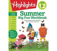 Summer Big Fun Workbook Bridging Grades 1 & 2: Summer Before Second Grade Prep Workbook for Spelling, Reading Comprehension, Language Arts and More
