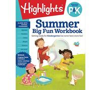 Summer Big Fun Workbook Bridging Grades P & K: Kindergarten Summer Workbook with Alphabet, Numbers, Colors and More, Prepare for Kindergarten Curriculum at Home