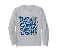 Summer Break is Gone - Funny Back to School Manche Longue