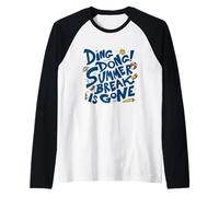 Summer Break is Gone - Funny Back to School Manche Raglan