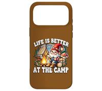 Summer Break Teacher Life is Better at The Camp Funny GNOME Coque pour iPhone 17 Pro Max