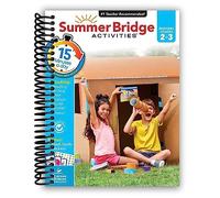 Summer Bridge Activities 2nd to 3rd Grade Workbook, Math, Reading Comprehension, Writing, Science, Social Studies, Fitness Summer Learning Activities, 3rd Grade Workbooks All Subjects With Flash Cards
