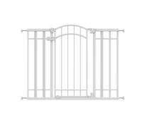 Summer by Ingenuity Doorway Barrière de sécurité série 48W pour animaux de compagnie et bébé, 7,6 à 12,4 m de large, 91,4 m de haut, montage par pression ou quincaillerie, à installer sur le mur ou la