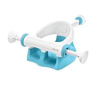 Summer by Ingenuity Mon siège de bain pour le bain de bébé en position assise, ventouses sûres et sécurisées, dossier pour une position assise assistée, installation et rangement faciles, Aqua