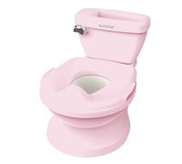 Ingenuity Toilette d'apprentissage My Size Potty Pro – réducteur inclus, chasse d'eau musicale, Rose