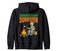 Summer Camp Survivor Nostalgie Memories Counselor Life Kids Sweat à Capuche