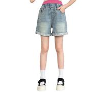 Summer Casual Shorts for Kids Perfect for Everyday Wear Ideal for Ages 4 15 Great for Active Play and Relaxation Designed for Suitable for Machine Or Hand Wash (Blue 10-11 Years)