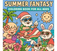 Summer Fantasy Coloring Book: A Magical Summer Adventure with Fairies, Witches, Gnomes & More - Fun, Bold, and Whimsical Pages for Kids, Teens & Adults