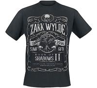 Summer Fashion Short Sleeve Tee Tops Book of Shadows II Zakk Wylde T-Shirt Mens Printed Tops Tees Black 3XL