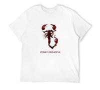 Summer Fashionreplicatee TY Penny Dreadful Blood Scorpion T Shirt for Men Light Oxford White S