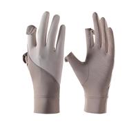 Summer Fingerless Gloves, UV 50+ Hand Protector, Anti-Slip Touchscreen Gloves, Lightweight Outdoor Glove for Women Golf Fishing Running Kayaking Hiking, Sun Protection, Travel and Sports Accessory