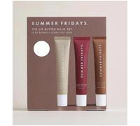 Summer Fridays Lot de 3 baumes à lèvres au beurre trio : vanille, vanille beige et marron sucre