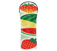 Summer Fruits Fresh Housse de club de golf avec étiquettes numérotées pour conducteur Bois hybride