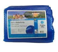 Summer Fun Couverture solaire de piscine d'été Rond 350 cm PE Bleu