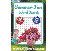 Summer Fun Word Search Puzzle Book: Word Searches with Easy to Read Print about Summer Fun, Vacation, Beach and more | 6x9 inches 110 pages | 50+ puzzles… Gift for Vacations, Holidays and Free Times