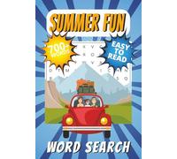 Summer Fun Word Search: Word Searches with Easy to Read Print about Summer, Travel, BBQ, Road Trips and more | 6x9 inches, 112 pages | 50+ Puzzles... Gift for Vacations, Holidays and Free Times