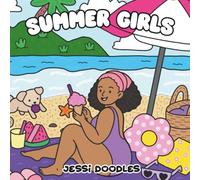 Summer Girls: A Cozy Summer Coloring Book