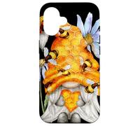 Summer GNOME for Bee Keeper Daisy Flower and Honey Bee GNOME Coque pour iPhone 16