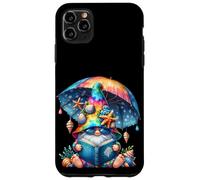 Summer GNOME for Teacher Reading Books Under Sun Parasol Coque pour iPhone 11 Pro Max