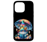 Summer GNOME for Teacher Reading Books Under Sun Parasol Coque pour iPhone 14 Pro Max