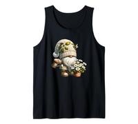 Summer Gnome Grandpa With Daisy Flowers For Gardening Mom Débardeur
