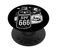 Summer Goth Sunscreen SPF 666 PopSockets PopGrip Adhésif