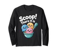 Summer Ice Cream Day Scoop There It Is Funny Ice Cream Manche Longue
