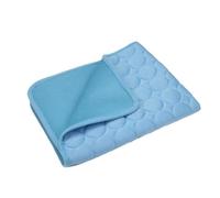 Summer Ice Silk Pet Cooling Mat | Summer Ice Silk Pet Cooling Mat, Waterproof Sleeping Pad, Anti Slip Washable Sofa Cushion(Blue,L)