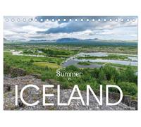 Summer in Iceland (Desk Calendar 2026 DIN A5 landscape), CALVENDO 12 Month DeskCalendar: When Iceland turns green