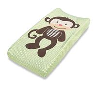 Summer Infant Housse de matelas à langer ultra pelucheuse Motif singe